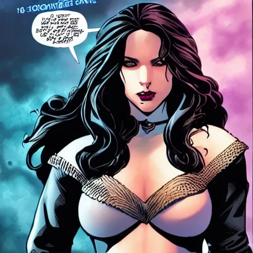 Image similar to yennefer in marvel comics