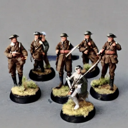 Image similar to action heroine posing with her ww 1 warband by alfred stevens