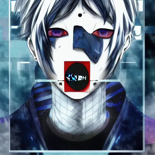 Image similar to water white in tokyo ghoul manga by sui ishida, illustration in style of sui ishida, 4 k hd