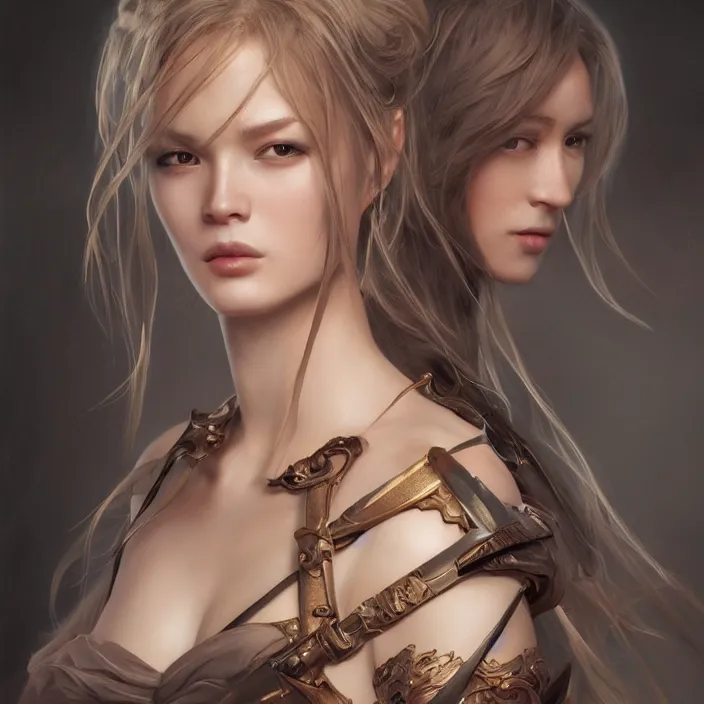 Image similar to a masterpiece ultrarealistic ultradetailed portrait of a very beautiful ninja girl, baroque renaissance. medium shot, intricate, elegant, by stanley artgerm lau, wlop, rossdraws, james jean, andrei riabovitchev, marc simonetti, light by julie bell, porcelain skin. global illumination. vfx