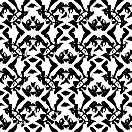 Image similar to an interesting pattern, digital art, minimalistic, monochromatic