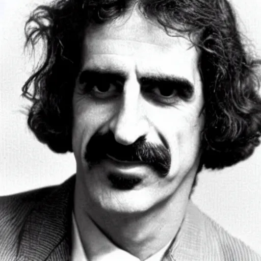 Prompt: frank zappa without a mustache