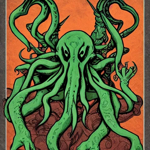 Image similar to cthulhu in among us