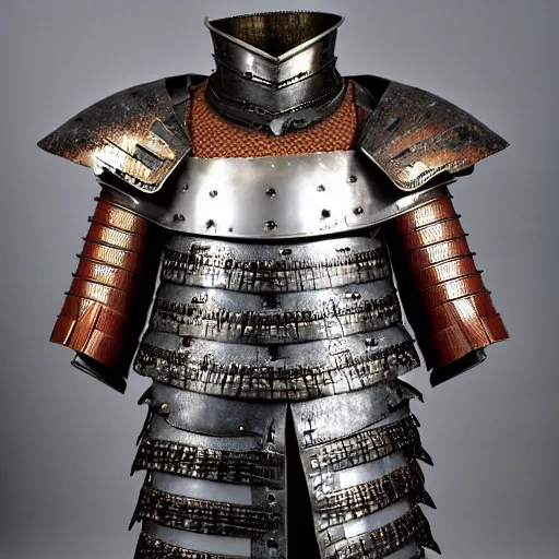 Image similar to samurai armor worn by mikael akerfeldt