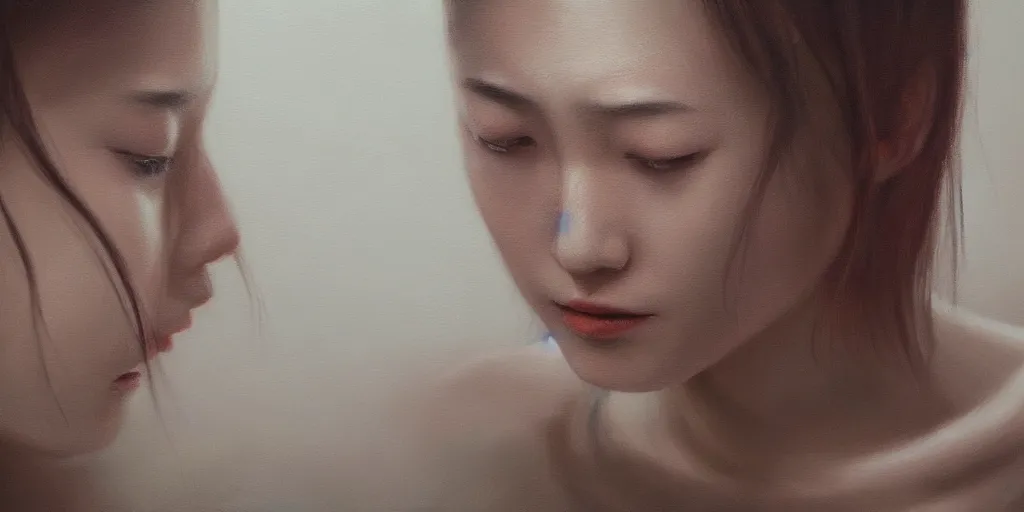 Prompt: 高い, cinematic lighting, detailed oil painting, hyperrealistic, 8k