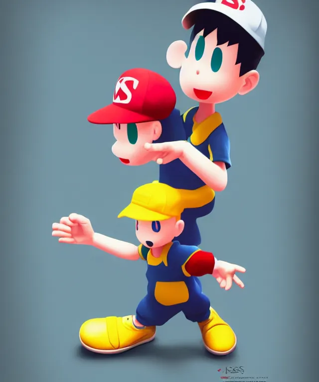 Ness Ninten Sticker for iOS & Android