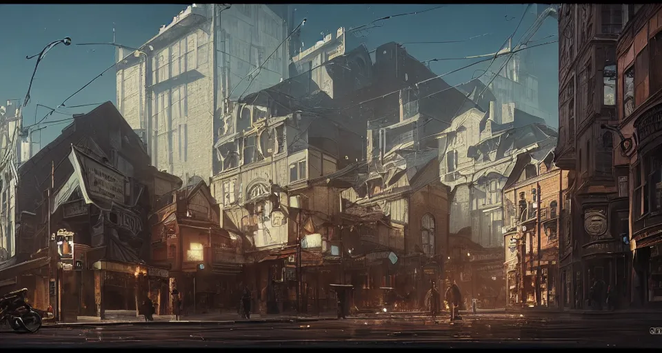 Prompt: highly detailed whitechapel 1 8 8 8, stephen bliss, unreal engine, greg rutkowski, loish, rhads, beeple, makoto shinkai and lois van baarle, ilya kuvshinov, rossdraws, tom bagshaw, tom whalen, alphonse mucha, global illumination, god rays, detailed and intricate environment