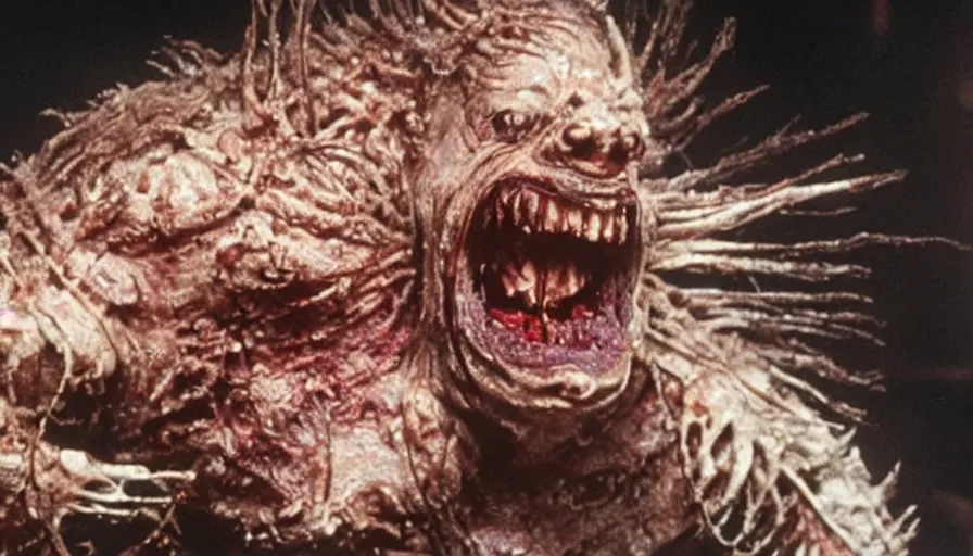 Prompt: a disgusting vile disturbing creature from The Thing, by Cronenberg and greg nicotero