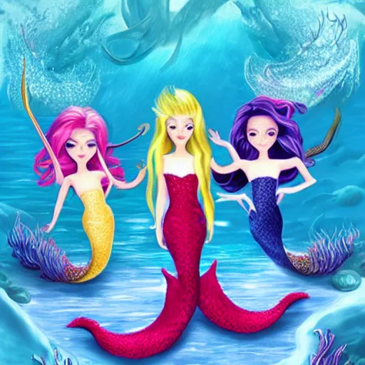 Image similar to devilish mermaids