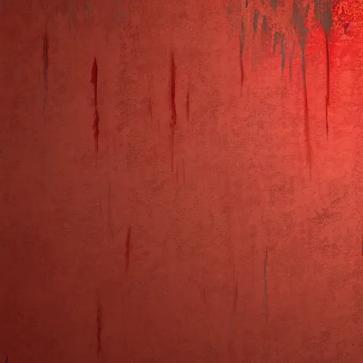 Prompt: a texture of an old red plaster wall by studio ghibli, thick brush strokes, matte, hand painted, oil painted, brush strokes, anime, stylized