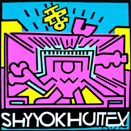 Prompt: synthwave photorealistic russian port curve covey cube neutron patio, by keith haring and jeff koons and georgia o'keefee, lowbrow, cyberpunk, an american propaganda