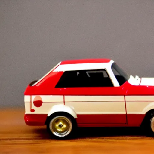 Image similar to a matchbox car from 1980 red