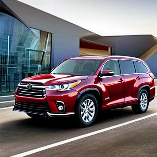 Image similar to if apple inc. made a toyota highlander, designed car