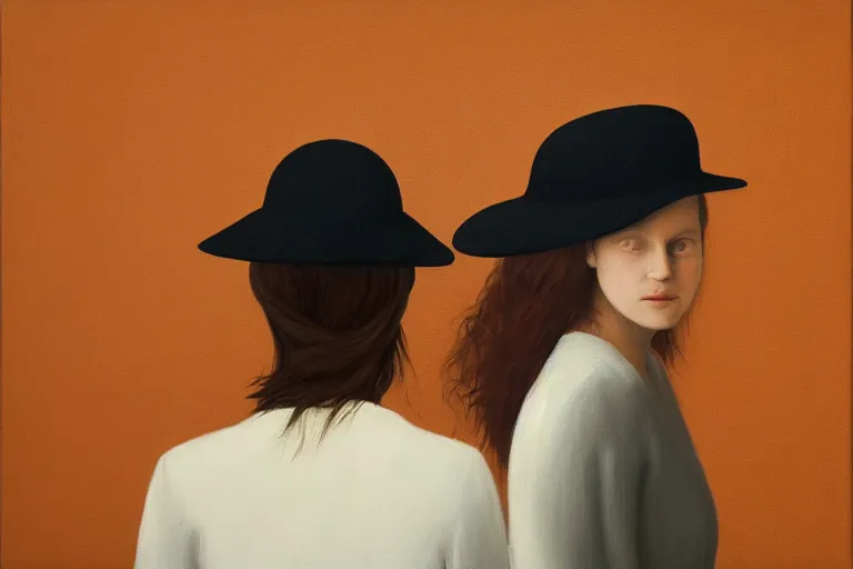 Image similar to young a woman with a raven - shaped hat artwork by tim eitel