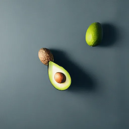 Prompt: product photograph of an Avocado acid grenade, subtle detail, space technology