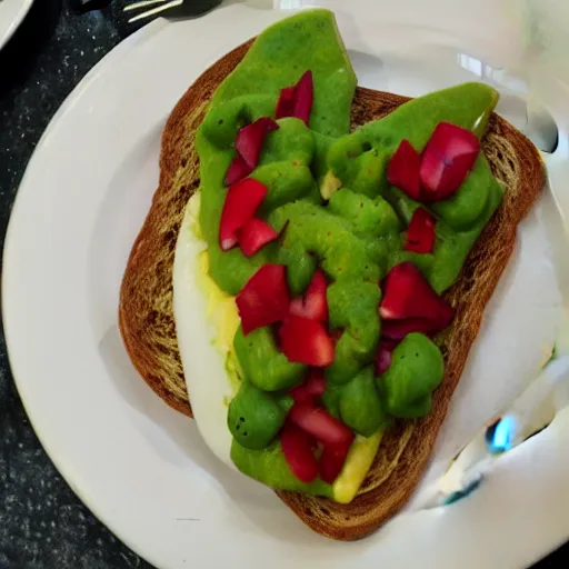 Image similar to emma wavacado on toast