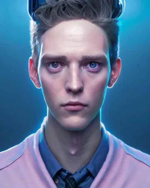 Prompt: highly detailed surreal vfx portrait of a cyberprep model, stephen bliss, unreal engine, greg rutkowski, loish, rhads, beeple, makoto shinkai and lois van baarle, ilya kuvshinov, rossdraws, tom bagshaw, alphonse mucha, global illumination, detailed and intricate environment