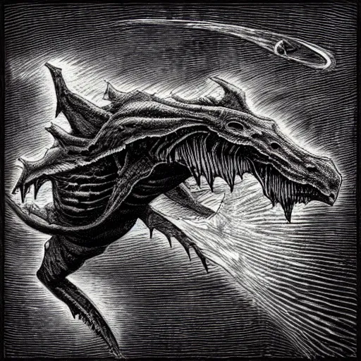 Image similar to “ aaron horkey ” “ kentaro miura ” aerial horror shape phytosaur 1 0 2 4 x 1 0 2 4