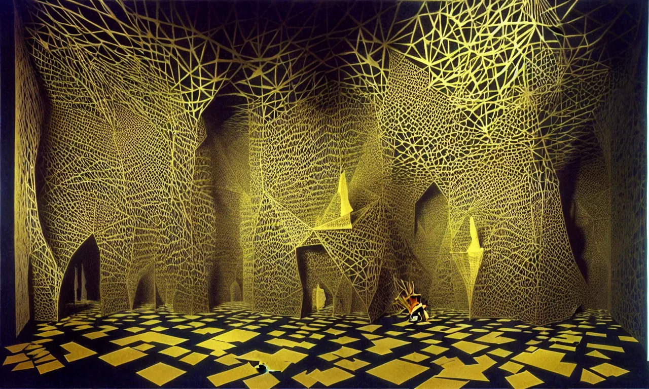 Prompt: building, jungle!!!!!!!!!!, kirigami, paradox, volumetric light, insanely detailed and intricate, hypermaximalist, elegant, ornate, hyper realistic, super detailed, by remedios varo uranga