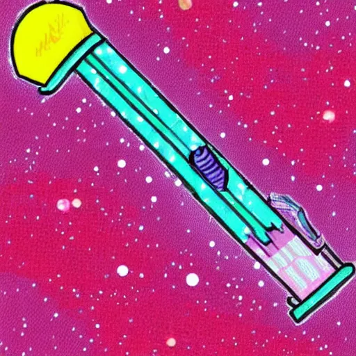 Image similar to pink sparkly sonic screwdriver