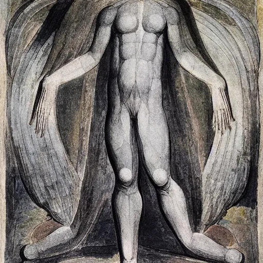 Image similar to art by William Blake