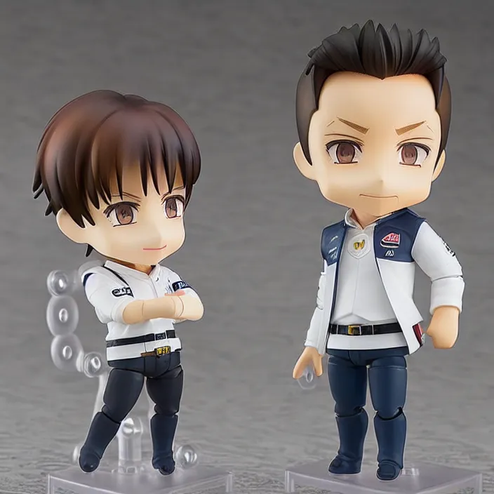 Image similar to One! Anime Nendoroid figurine of Elon Musk, fantasy, figurine , product photo