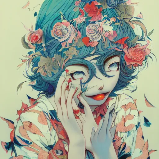 Prompt: anime girl by James Jean And WLOPPRO