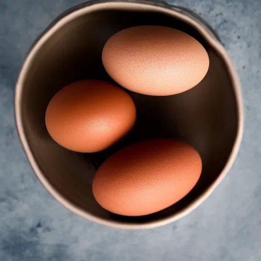 Prompt: photograph of well seasoned eggs, sigma 85mm f/1.4, depth of field, high resolution, 4k, 8k, hd, full color