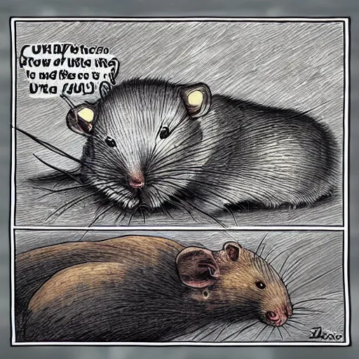 Image similar to ai rat dream