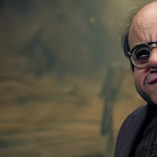 Image similar to movie still of Danny DeVito as Luke Skywalker