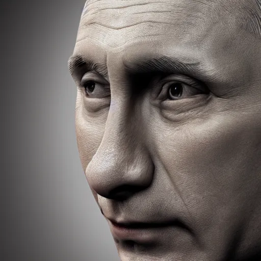 Prompt: Vladimir Putin as Circle clown, realistic render , 4k,