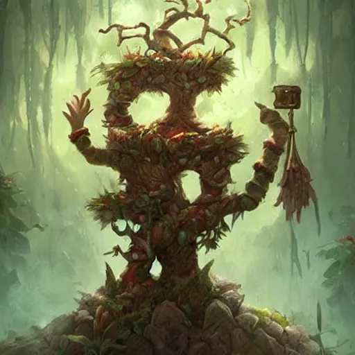 Image similar to cute little humanoid tree!!!!!, bark!!!!!! skin, bipedal, tiny, small, short, cute and adorable, pretty, beautiful, dnd character art portrait, matte fantasy painting, deviantart artstation, by jason felix by steve argyle by tyler jacobson by peter mohrbacher, cinema