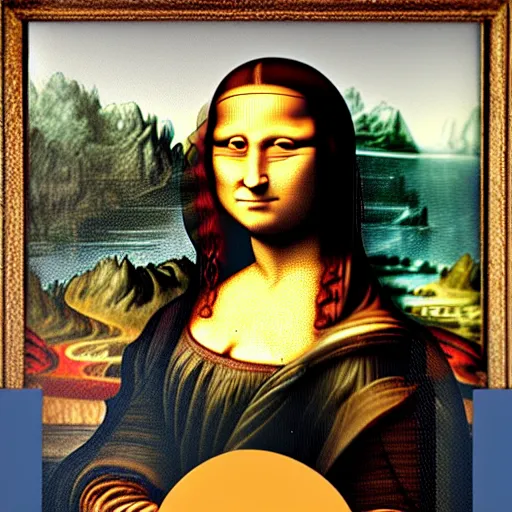 Image similar to mona lisa, by raphael hopper, and rene magritte. extremely highly detailed, occult, funny, humorous, humor, hilarious, funny, entertaining, magical, trending on artstationhq