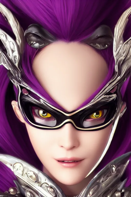 Prompt: Bayonetta (character) , pretty face, ultra detailed, digital art, 8k ,character ,realistic, portrait, hyperrealistic