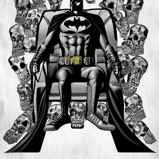 Batman Is Sitting On Throne Batman, HD wallpaper