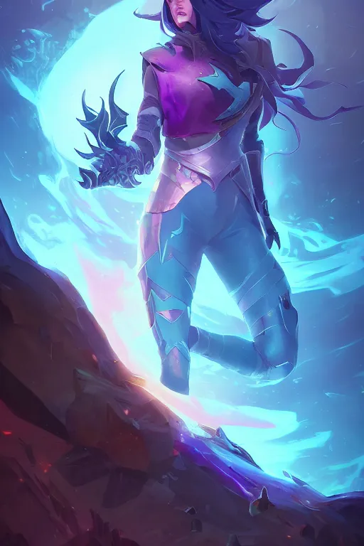 Prompt: diana league of legends wild rift hero champions arcane fantasy digital painting bioluminance alena aenami artworks in 4 k design by lois van baarle by sung choi by john kirby artgerm and greg rutkowski and magali villeneuve tank support marksman mage fighter assassin,