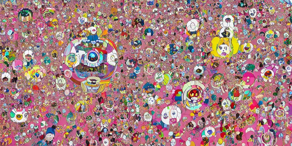 Image similar to DMT City by Martine Johanna and Takashi Murakami