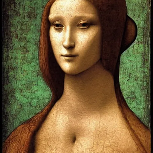 Image similar to woman by leonardo da vinci