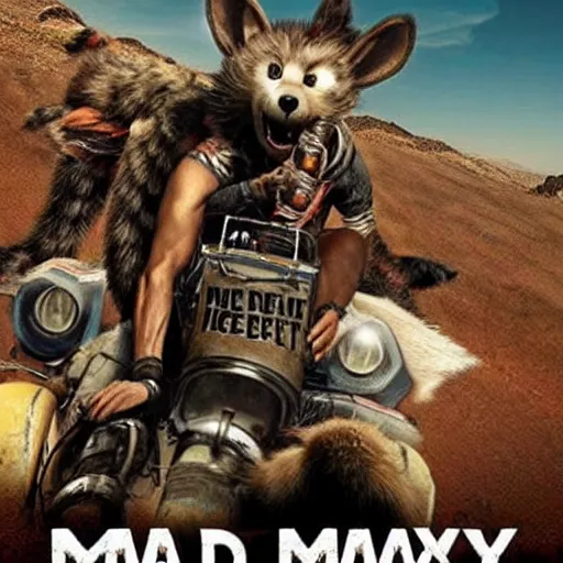 Image similar to mad max furry road