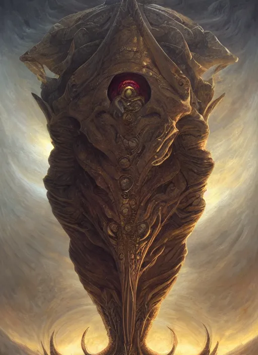 Image similar to apophis the deity of chaos, elegant, highly detailed, centered, digital painting, artstation, concept art, smooth, sharp focus, illustration, artgerm, tomasz alen kopera, peter mohrbacher, donato giancola, joseph christian leyendecker, wlop, frank frazetta