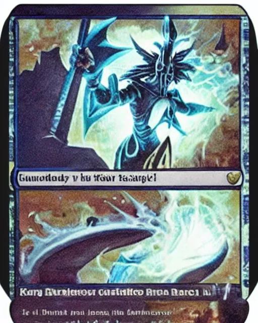 Image similar to magic the gathering instant card