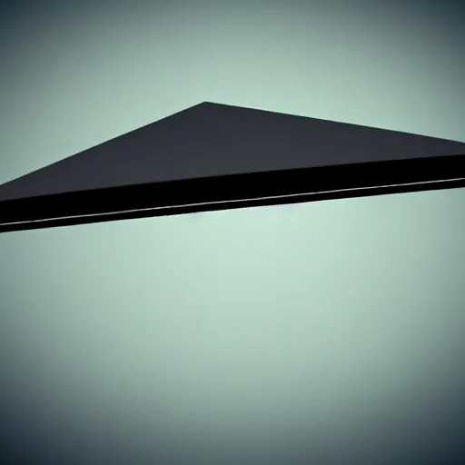 Prompt: black triangle ufo