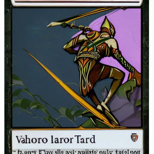 Image similar to taro card with an archer, art deco, trending on devianart, detailed