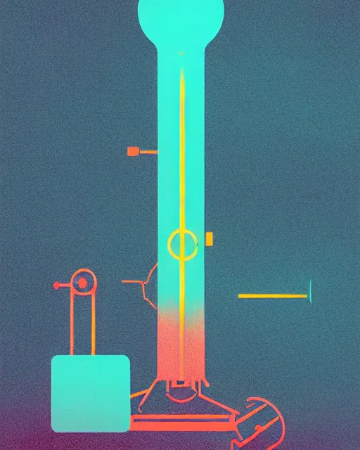 Image similar to editorial illustration scientific lab test tube telescope map microscope, colorful modern, mads berg, karolis strautniekas, christopher balaskas, fine texture, dynamic composition, detailed, matte print, dynamic perspective, halftone texture, muted color, lomography, risograph