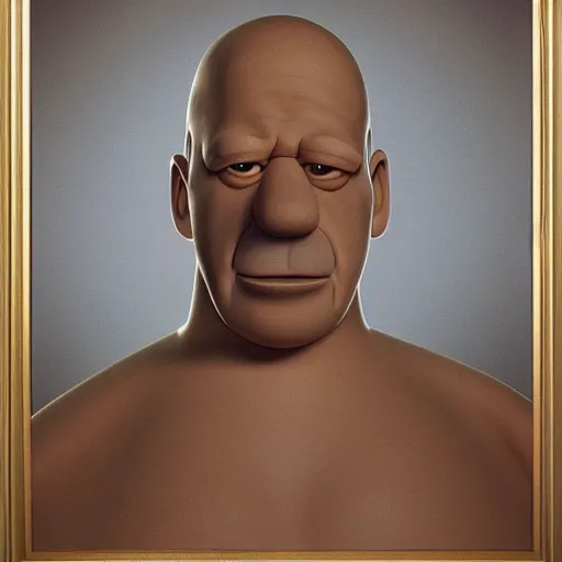 Image similar to A hyper realistic photo of Homer Simpson in real life. Extremely detailed. Beautiful. 4K. Award winning