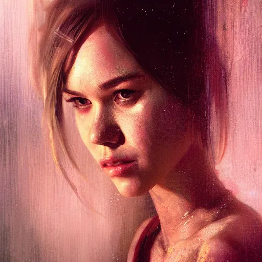 Prompt: hanna montana, hyperrealistic portrait, bladerunner street, art of elysium by jeremy mann and alphonse mucha, fantasy art, photo realistic, dynamic lighting, artstation, poster, volumetric lighting, very detailed face, 4 k, award winning