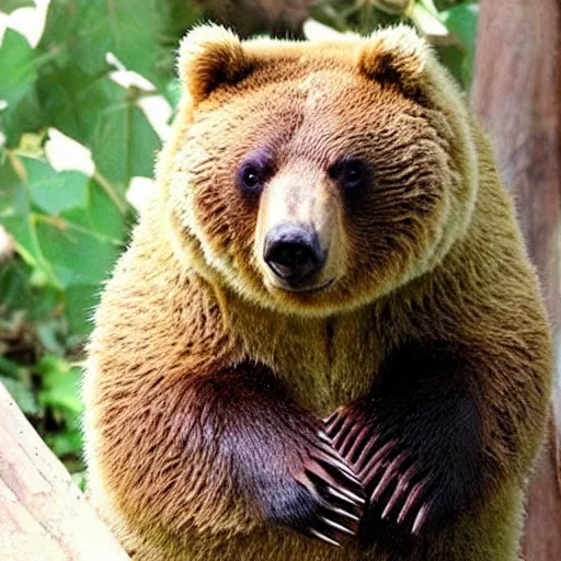 Image similar to “A Bear mixed with a quokka”