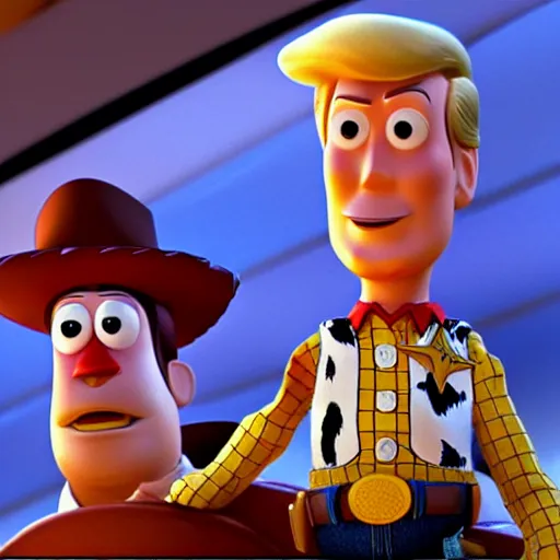 Prompt: Donald trump in toy story
