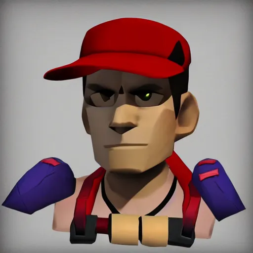 Image similar to scout from team fortress 2 in the style of kazuma kaneko