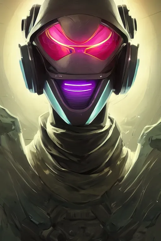 Image similar to epic mask helmet robot ninja portrait stylized as fornite style game design fanart by concept artist gervasio canda, behance hd by jesper ejsing, by rhads, makoto shinkai and lois van baarle, ilya kuvshinov, rossdraws global illumination radiating a glowing aura global illumination ray tracing hdr render in unreal engine 5